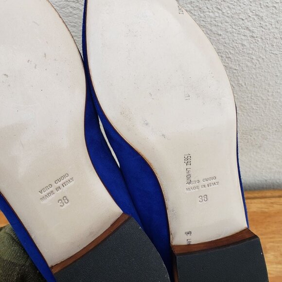 Thelma The Town Blue Suede Slipper in Lapis - Picture 11 of 12